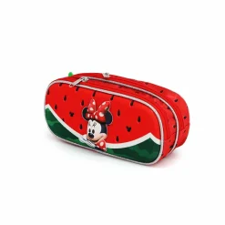 Online Minnie Mouse Rojo Estuche Portatodo Doble 3D Watermelon