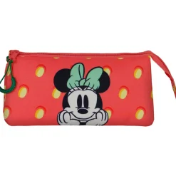 Online Minnie Mouse Rosa Estuche Portatodo Triple Fresh