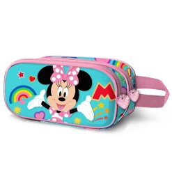 Sale Minnie Mouse Turquesa Estuche Portatodo Doble 3D Greet