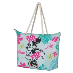 Outlet Minnie Mouse Verde Bolsa de Playa Soleil Tropic