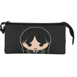 Online Miércoles Gris Estuche Portatodo Triple Cute