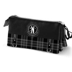 Online Miércoles Negro Estuche Portatodo Triple Chains