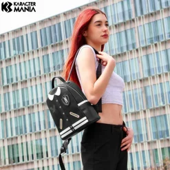 Clearance Miércoles Negro Mochila Casual Varsity Casual
