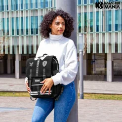 Fashion Miércoles Negro Mochila Oxford Varsity