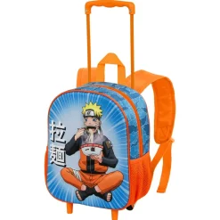Sale Naruto Multicolor Mochila 3D con Ruedas Pequeña Ramen