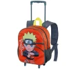 Online Naruto Multicolor Mochila 3D con Ruedas Pequeña Chikara