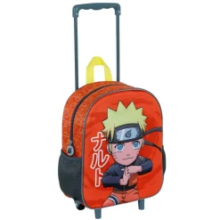 Online Naruto Multicolor Mochila 3D con Ruedas Pequeña Chikara