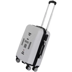 Clearance NASA Blanco Maleta de Cabina ABS 4 Ruedas Spaceship