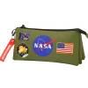 Clearance NASA Multicolor Estuche Portatodo Triple FAN Khaki