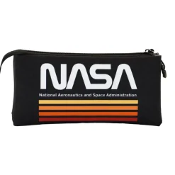 New NASA Negro Estuche Portatodo Triple FAN Black
