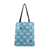 Fashion Oh My Pop! Turquesa Bolsa de la Compra Shopping Angry Cat