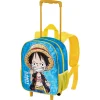 Online One Piece Azul Mochila con Ruedas Pequeña Monkey