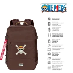 Hot One Piece Marrón Mochila Mercury Cabin Skull