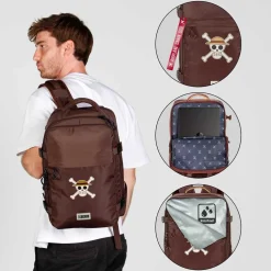 Hot One Piece Marrón Mochila Mercury Cabin Skull