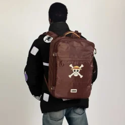 Fashion One Piece Marrón Mochila Mercury Skull