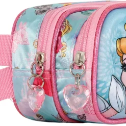 Hot Princesas Disney Azul Estuche Portatodo Doble 3D Adorable