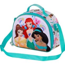 Outlet Princesas Disney Multicolor Bolsa Portamerienda 3D Rainbows