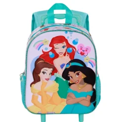 Hot Princesas Disney Multicolor Mochila 3D con Ruedas Pequeña Rainbows