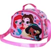 New Princesas Disney Rosa Bolsa Portamerienda 3D Flowers