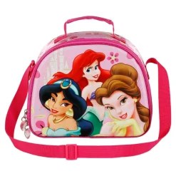 Sale Princesas Disney Rosa Bolsa Portamerienda 3D Palace