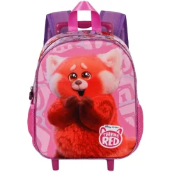 Outlet Red Multicolor Mochila 3D con Ruedas Pequeña Yaay
