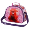Hot Red Rosa Bolsa Portamerienda 3D Yaay