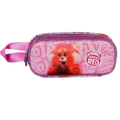 Best Red Rosa Estuche Portatodo Doble 3D Yaay