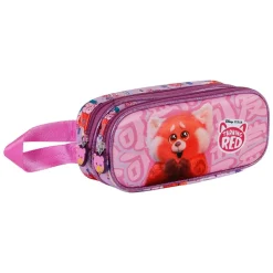 Best Red Rosa Estuche Portatodo Doble 3D Yaay