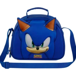 Online Sonic Azul Bolsa Portamerienda 3D Face