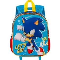 Outlet Sonic Azul Mochila 3D con Ruedas Pequeña Go