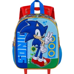 Discount Sonic Azul Mochila 3D con Ruedas Pequeña Unstoppable