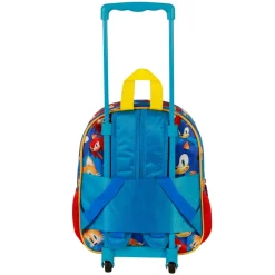 Outlet Sonic Azul Mochila 3D con Ruedas Pequeña Go