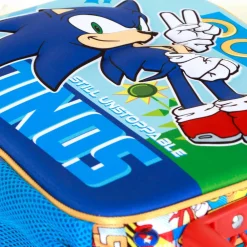 Discount Sonic Azul Mochila 3D con Ruedas Pequeña Unstoppable