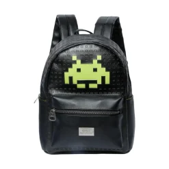 Hot Space Invaders Negro Mochila Fashion Alien