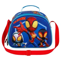 Hot Spiderman Azul Bolsa Portamerienda 3D Spinners