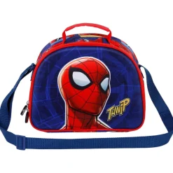 New Spiderman Azul Bolsa Portamerienda 3D Sides