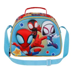 Best Spiderman Azul Bolsa Portamerienda 3D Three