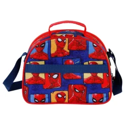 New Spiderman Azul Bolsa Portamerienda 3D Sides