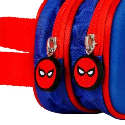 Clearance Spiderman Azul Estuche Portatodo Doble 3D Bobblehead