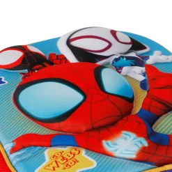 New Spiderman Azul Mochila 3D Pequeña Three