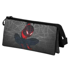 Best Spiderman Gris Estuche Portatodo Triple Spin