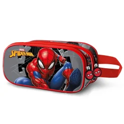 Best Spiderman Gris Estuche Portatodo Doble 3D Symbol
