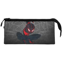 Best Spiderman Gris Estuche Portatodo Triple Spin