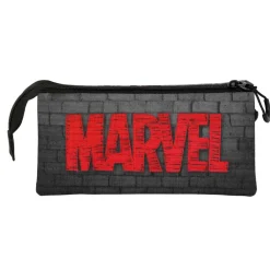Best Spiderman Gris Estuche Portatodo Triple Spin
