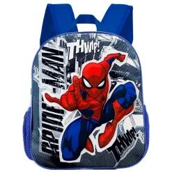 Clearance Spiderman Gris Mochila 3D Pequeña Jumping