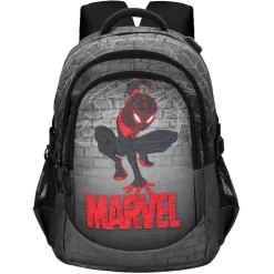Outlet Spiderman Gris Mochila Running PLUS Spin