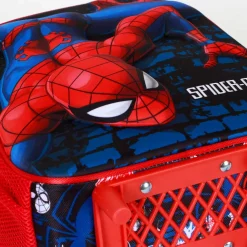 Fashion Spiderman Multicolor Mochila 3D con Ruedas Pequeña Wall