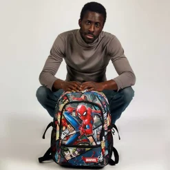 Online Spiderman Multicolor Mochila Fight FAN 2.2 Panels