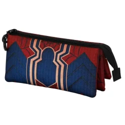 New Spiderman Rojo Estuche Portatodo Triple Drop