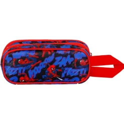 Discount Spiderman Rojo Estuche Portatodo Doble 3D Mighty